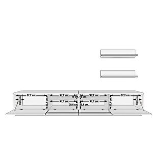 Trendstyle 220rs Mdf Tv Ünitesi Tv Sehpası