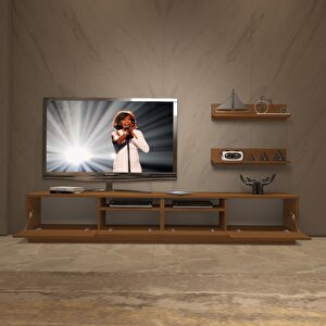 Trendstyle 220rs Slm Tv Ünitesi Tv Sehpası Naturel Ceviz