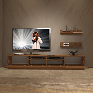 Trendstyle 220r Slm Tv Ünitesi Tv Sehpası Naturel Ceviz