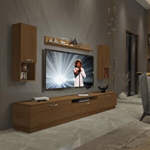 Trendstyle 270da Mdf Tv Ünitesi Tv Sehpası Naturel Ceviz