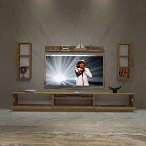 Trendstyle 270da Mdf Tv Ünitesi Tv Sehpası Naturel Pera