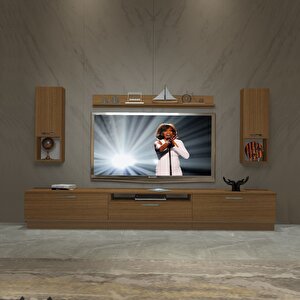Trendstyle 270da Slm Tv Ünitesi Tv Sehpası Naturel Ceviz