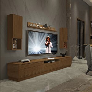 Trendstyle 270das Mdf Tv Ünitesi Tv Sehpası Naturel Ceviz