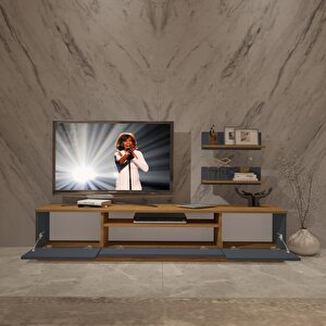 Trendstyle 4s Mdf Tv Ünitesi Tv Sehpası Pera Antrasit