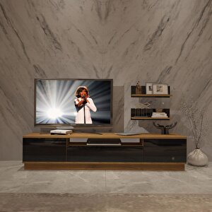 Trendstyle 4s Mdf Tv Ünitesi Tv Sehpası Pera Siyah