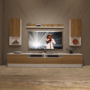 Trendstyle 5220da Mdf Tv Ünitesi Tv Sehpası Beyaz Pera