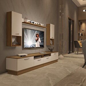 Trendstyle 5220da Mdf Tv Ünitesi Tv Sehpası Pera Beyaz
