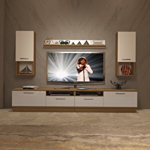Trendstyle 5220da Mdf Tv Ünitesi Tv Sehpası Pera Beyaz
