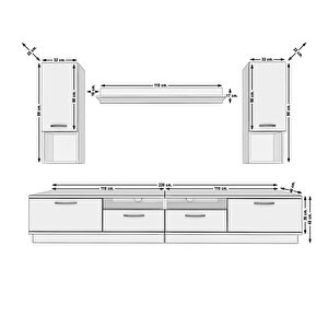 Trendstyle 5220da Mdf Tv Ünitesi Tv Sehpası
