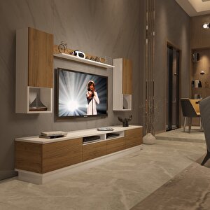 Trendstyle 5220das Mdf Tv Ünitesi Tv Sehpası Beyaz Pera