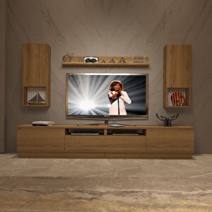 Trendstyle 5220das Mdf Tv Ünitesi Tv Sehpası Naturel Pera