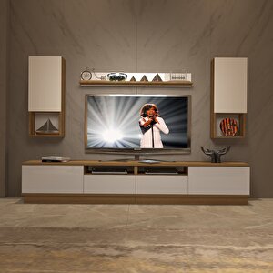Trendstyle 5220das Mdf Tv Ünitesi Tv Sehpası Pera Beyaz
