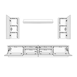 Trendstyle 5220d Mdf Tv Ünitesi Tv Sehpası