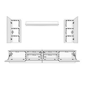 Trendstyle 5220d Mdf Tv Ünitesi Tv Sehpası