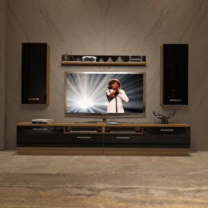 Trendstyle 5220d Mdf Tv Ünitesi Tv Sehpası Pera Siyah