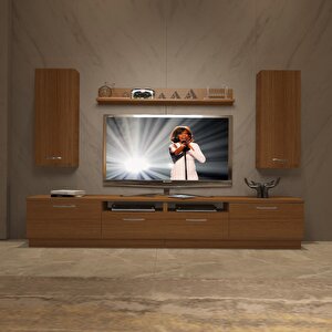 Trendstyle 5220d Slm Tv Ünitesi Tv Sehpası Naturel Ceviz