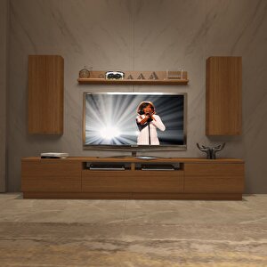 Trendstyle 5220ds Mdf Tv Ünitesi Tv Sehpası Naturel Ceviz