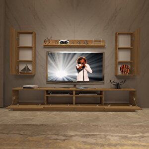 Trendstyle 5220ds Mdf Tv Ünitesi Tv Sehpası Naturel Pera