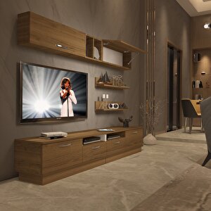 Trendstyle 5220 Mdf Tv Ünitesi Tv Sehpası Naturel Pera