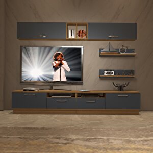 Trendstyle 5220 Mdf Tv Ünitesi Tv Sehpası Pera Antrasit