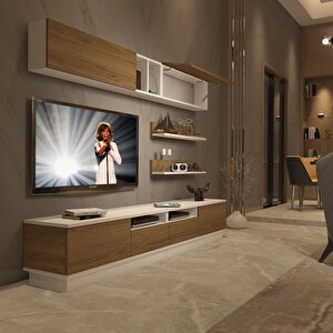 Trendstyle 5220s Mdf Tv Ünitesi Tv Sehpası Beyaz Pera