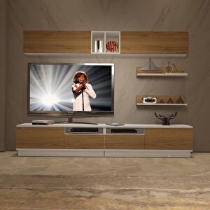 Trendstyle 5220s Mdf Tv Ünitesi Tv Sehpası Beyaz Pera