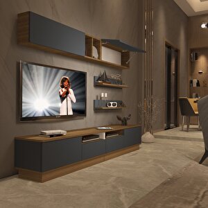 Trendstyle 5220s Mdf Tv Ünitesi Tv Sehpası Pera Antrasit