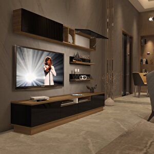 Trendstyle 5220s Mdf Tv Ünitesi Tv Sehpası Pera Siyah