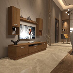 Trendstyle 5da Mdf Tv Ünitesi Tv Sehpası Naturel Ceviz