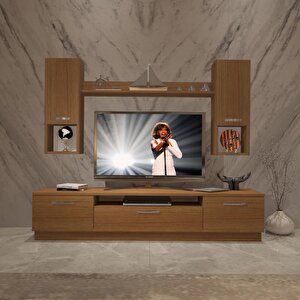 Trendstyle 5da Mdf Tv Ünitesi Tv Sehpası Naturel Ceviz