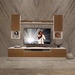 Trendstyle 5das Mdf Tv Ünitesi Tv Sehpası Beyaz - Ceviz