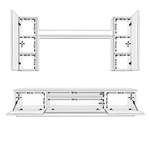 Trendstyle 5d Mdf Tv Ünitesi Tv Sehpası