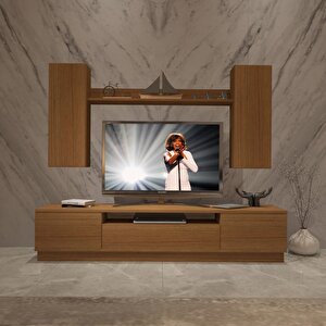 Trendstyle 5ds Mdf Tv Ünitesi Tv Sehpası Naturel Ceviz
