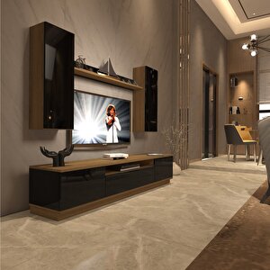 Trendstyle 5ds Mdf Tv Ünitesi Tv Sehpası Pera Siyah