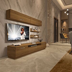 Trendstyle 5 Mdf Tv Ünitesi Tv Sehpası Naturel Pera