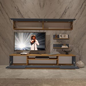 Trendstyle 5 Mdf Tv Ünitesi Tv Sehpası Pera Antrasit