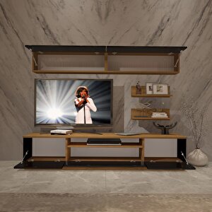 Trendstyle 5 Mdf Tv Ünitesi Tv Sehpası Pera Siyah