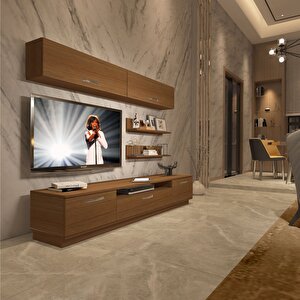 Trendstyle 5 Slm Tv Ünitesi Tv Sehpası Naturel Ceviz