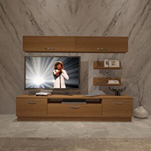 Trendstyle 5 Slm Tv Ünitesi Tv Sehpası Naturel Ceviz