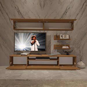 Trendstyle 5 Slm Tv Ünitesi Tv Sehpası Naturel Ceviz