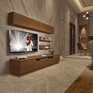 Trendstyle 5s Mdf Tv Ünitesi Tv Sehpası Naturel Ceviz