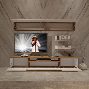 Trendstyle 5s Mdf Tv Ünitesi Tv Sehpası Pera Beyaz