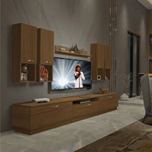Trendstyle 8da Mdf Tv Ünitesi Tv Sehpası Naturel Ceviz