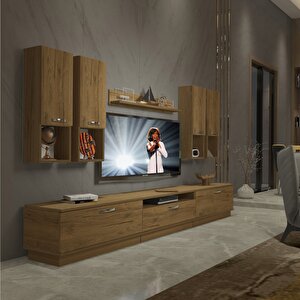 Trendstyle 8da Mdf Tv Ünitesi Tv Sehpası Naturel Pera