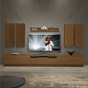 Trendstyle 8d Mdf Tv Ünitesi Tv Sehpası Naturel Ceviz