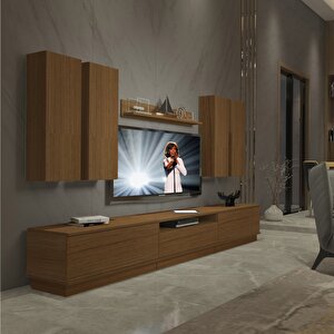 Trendstyle 8ds Mdf Tv Ünitesi Tv Sehpası Naturel Ceviz