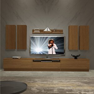 Trendstyle 8ds Mdf Tv Ünitesi Tv Sehpası Naturel Ceviz