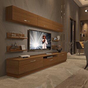Trendstyle 8y Mdf Tv Ünitesi Tv Sehpası Naturel Ceviz