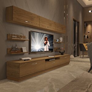 Trendstyle 8y Mdf Tv Ünitesi Tv Sehpası Naturel Pera