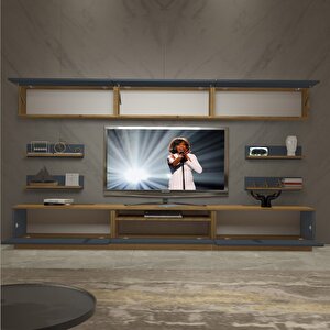 Trendstyle 8y Mdf Tv Ünitesi Tv Sehpası Pera Antrasit